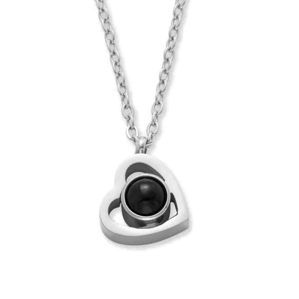 Amore Heart Necklace (Stainless Steel)